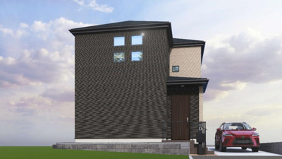 【外観パース】 | 海老名市社家5期 新築戸建 全1棟