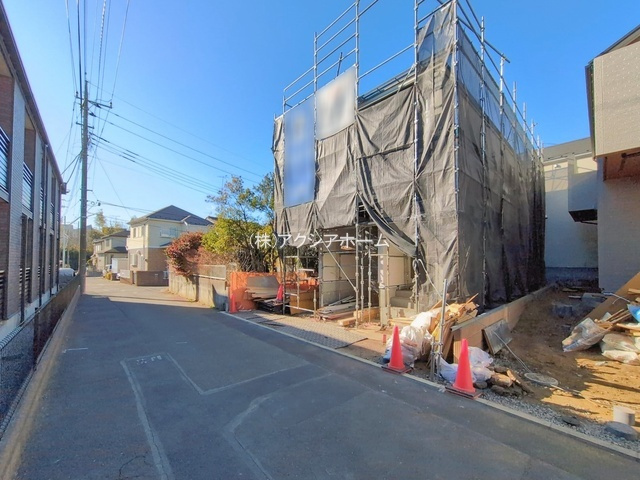所沢市小手指元町2丁目・全8棟　新築一戸建　8号棟の前面道路含む現地写真|現地写真（2026年1月29日撮影）