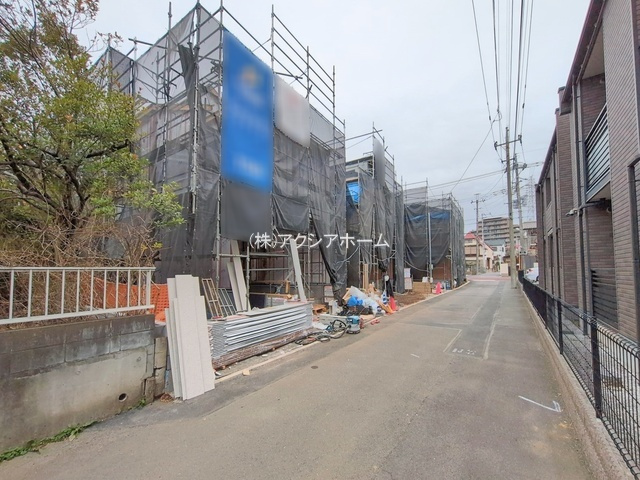 所沢市小手指元町2丁目・全8棟　新築一戸建　8号棟の前面道路含む現地写真|現地写真（2026年1月7日撮影）