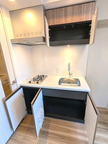 GEO ENT AKIHABARAの設備|ガス2口システムキッチン