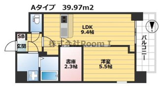 【間取り】 | パークス堺筋本町