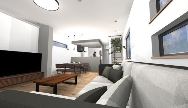 中野区大和町２丁目　新築戸建て　全１棟の外観