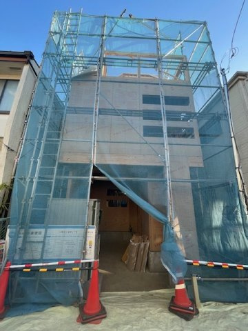 中野区大和町２丁目　新築戸建て　全１棟の区画図