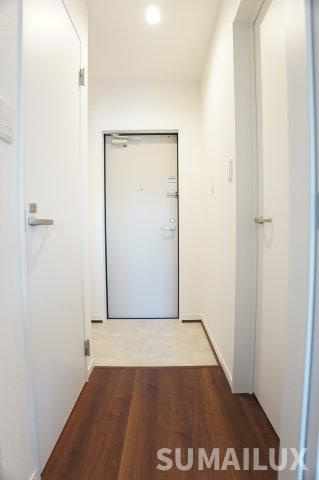熊本市中央区京町本丁のアパートの玄関