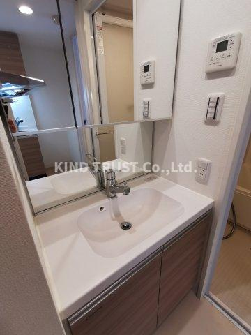 アーバネックス堂島の洗面所|脱衣スペースもあります