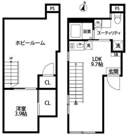 オーク清澄白河の間取り