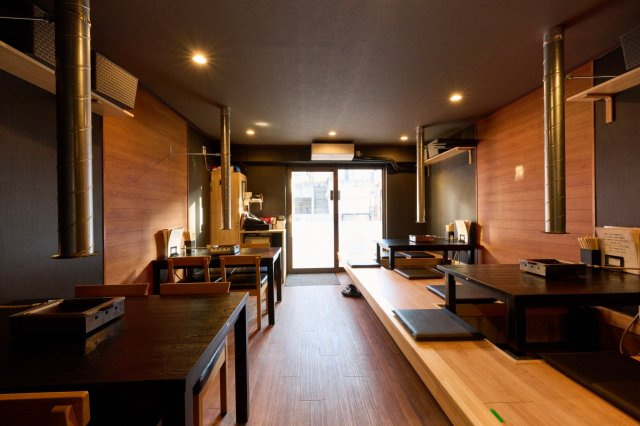 【内装】 | 弘明寺駅徒歩16分 日進コーポ1階 9.07坪 焼肉居抜き