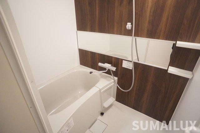 熊本市中央区京町本丁のアパートの浴室