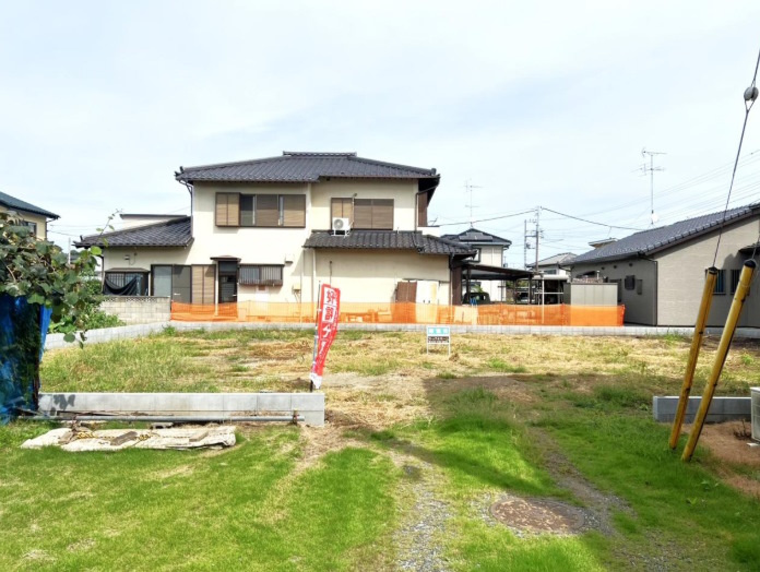 敷地面積53.3坪　売地　川越市笠幡の前面道路含む現地写真|№②　協定道路でお車の出入りも楽々♪
