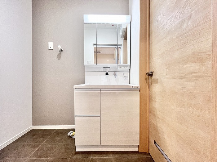 川口市長蔵3丁目　中古戸建の独立洗面台