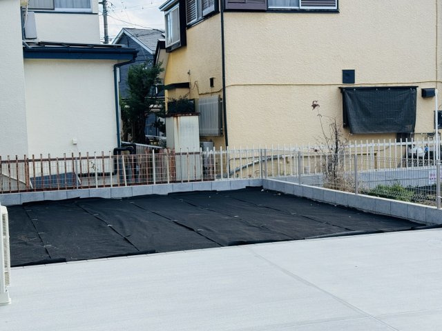 八王子市　川口町　新築一戸建て　２３ー３期の庭|～ガーデニングなども楽しめる庭付き～