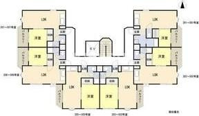 シャトルⅡの区画図