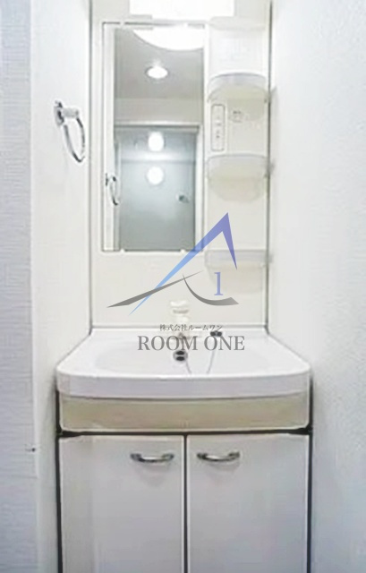 クローバーコート黒門町の洗面所|洗面台です。