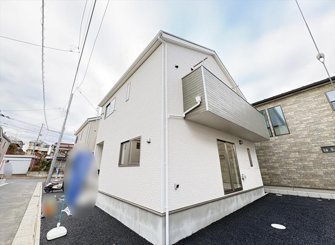 【駐車場】 | 朝霞市宮戸3丁目　新築一戸建住宅　全16棟　(志木本店) | 全区画32坪以上、2台駐車可能(車種による)なゆとりある敷地です。