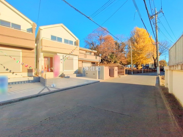 【新築分譲住宅】川越市郭町2期の前面道路含む現地写真