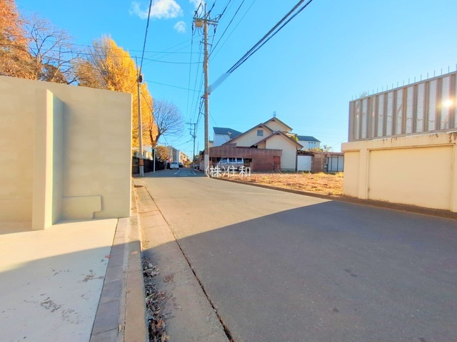 【新築分譲住宅】川越市郭町2期の前面道路含む現地写真