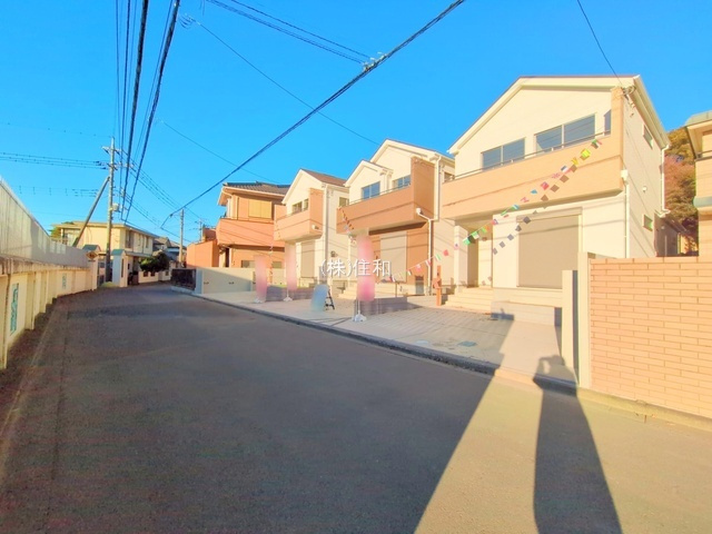【新築分譲住宅】川越市郭町2期の前面道路含む現地写真