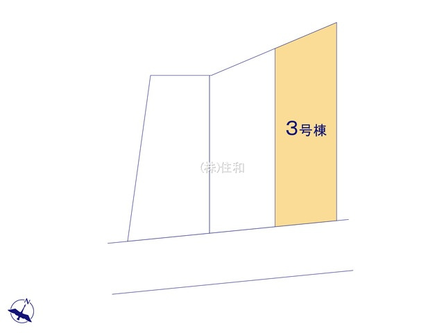 【新築分譲住宅】川越市郭町2期の区画図