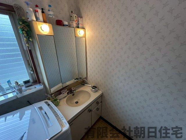 【独立洗面台】 | 西川津町中古戸建兼店舗事務所 | 使いやすい独立洗面台です