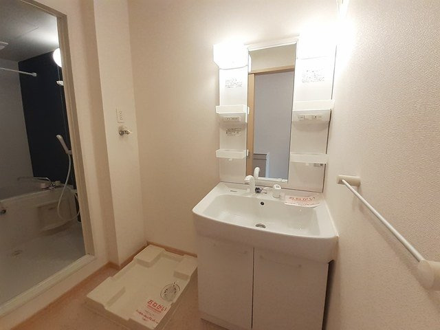 シャトレⅤの洗面所|ゆったりとスペースのある洗面所