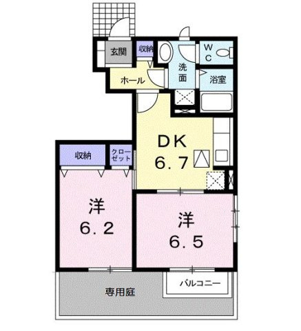 ニューハイツ冨士Ａの間取り