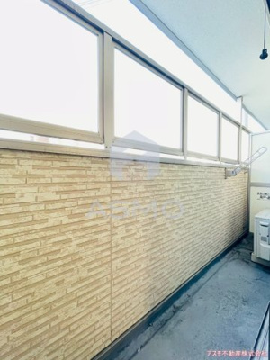 【バルコニー】 | アヴァンス深江橋B | 同マンション別部屋　参考写真