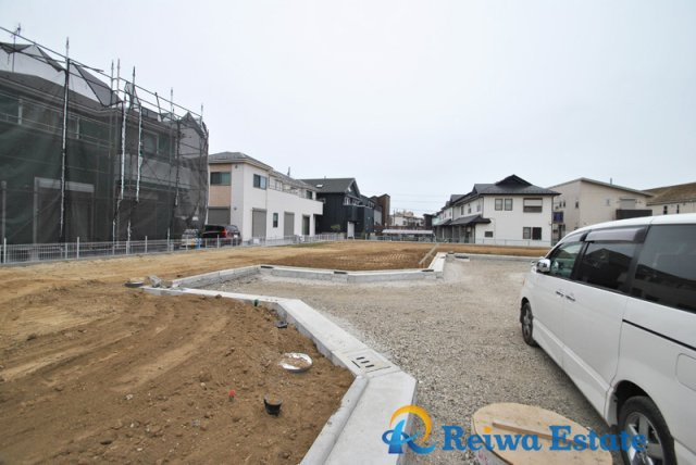 売地　茅ヶ崎市今宿の前面道路含む現地写真