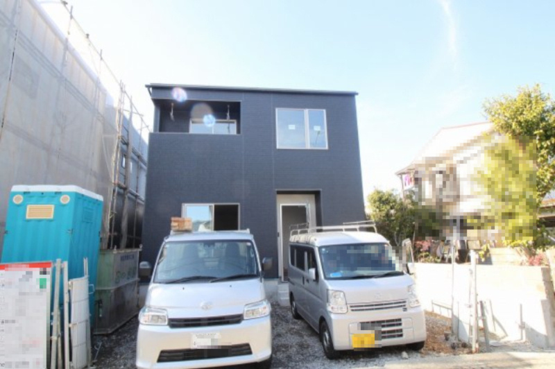 朝倉己　⑭　新築戸建　全3区画の外観|⑭　土地面積　121.53㎡（約36.76坪）