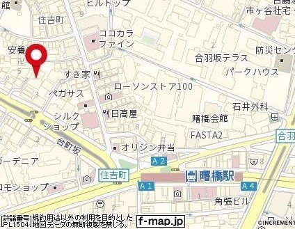 プラネット市ヶ谷の地図