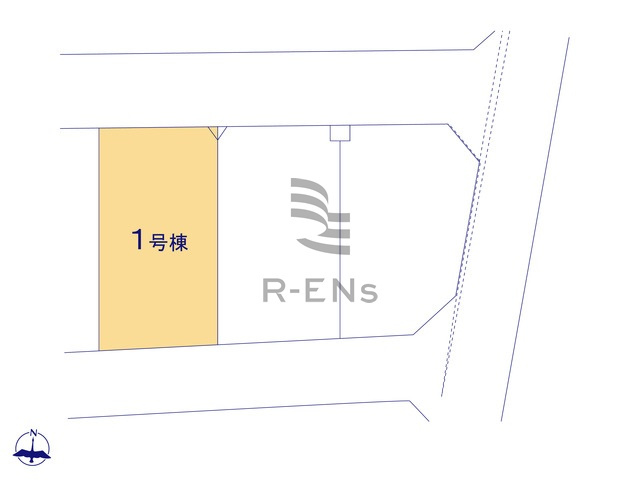 【区画図】 | 練馬区大泉学園町４丁目　新築戸建て　１号棟 | 教育施設も徒歩10分圏内でご家族も安心の子育てしやすいエリア