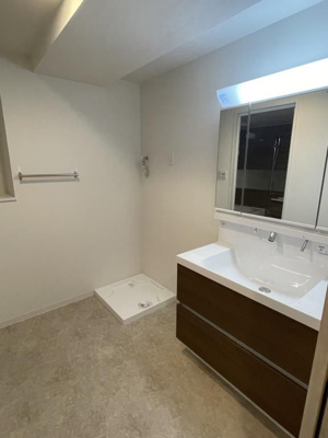 【洗面所】 | GARDEN COURT A 高島平 | 脱衣スペースもあります