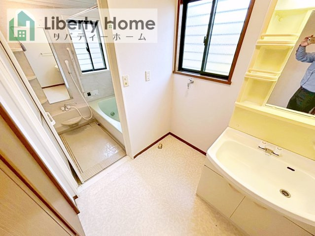 つくば市山中　中古戸建の脱衣所