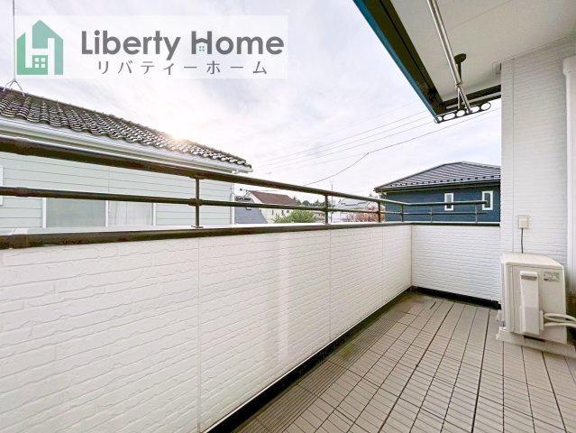 つくば市山中　中古戸建のバルコニー