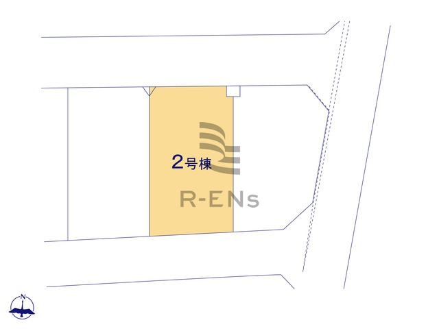【区画図】 | 練馬区大泉学園町４丁目　新築戸建て　２号棟 | 教育施設も徒歩10分圏内でご家族も安心の子育てしやすいエリア