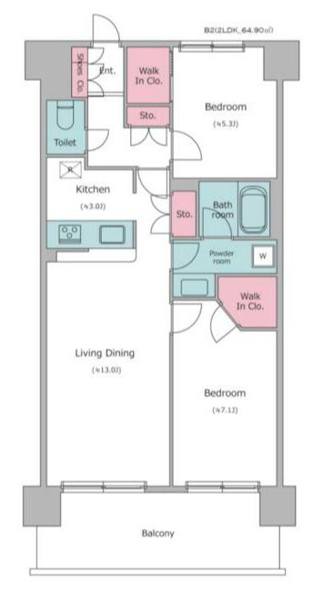 レジディア南千住の間取り