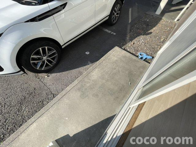 フレグランスにしがたBのバルコニー