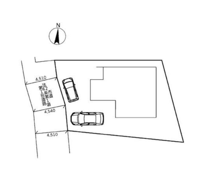 泉区新橋町 新築戸建 5280万円の区画図