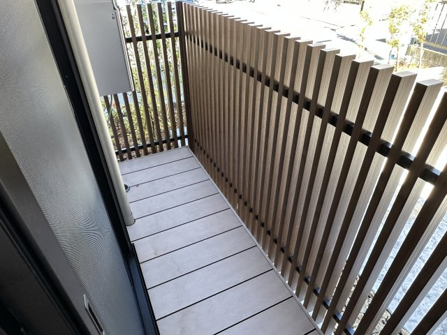 ブライト南台のバルコニー