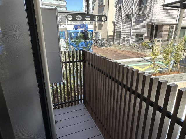 ブライト南台のバルコニー