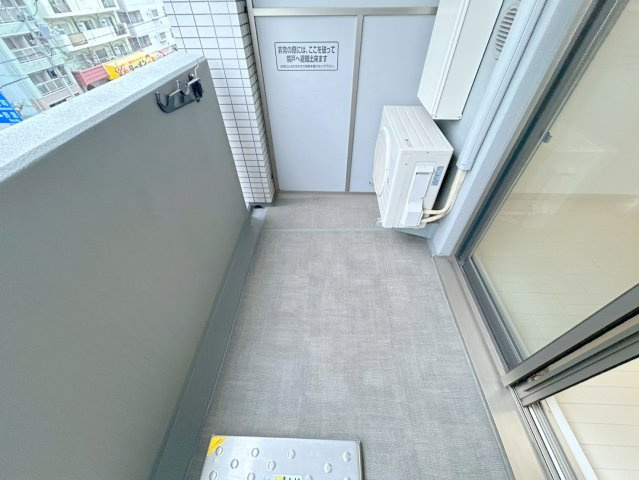 エスリード新北野のバルコニー