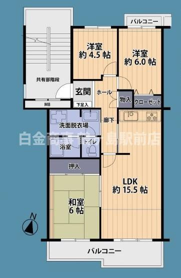 かわつるグリーンタウン新鶴　の間取り