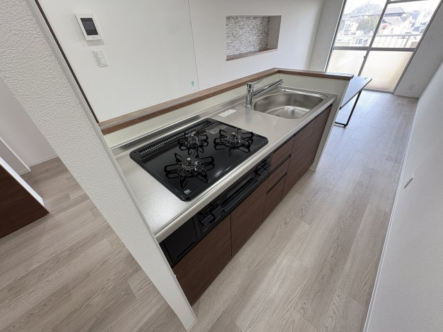 知多市八幡字東水代の賃貸マンションのキッチン|現在リノベーション工事中のため完成イメージ写真です。