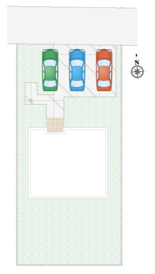 【区画図】 | 行田市大字谷郷　新築戸建　全2棟　1号棟
