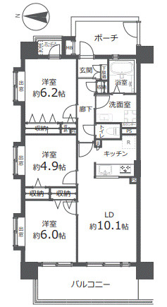 レーベンハイム西新井セレンティーネの間取り|ご希望物件のご提案から現地へのご案内、ご契約まで、業務に精通したスタッフがきめ細かく対応いたします。