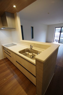 【キッチン】 | 【仲介手数料無料！！】日野市上田　新築戸建て（全5棟）5号棟　5280万円