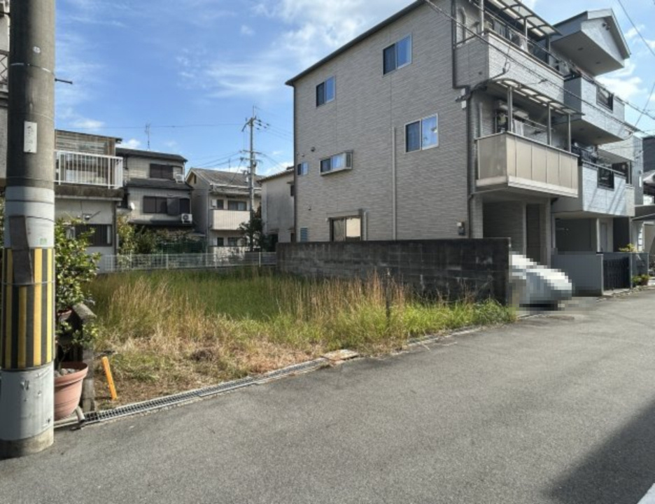 茨木市大住町土地の外観|現地写真①
