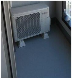 BASE東上野のバルコニー