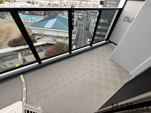 Live Flat塚本新北野のバルコニー