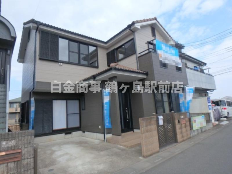 鶴ヶ島市下新田中古戸建の外観|R7.12外壁塗装中