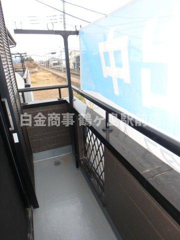 鶴ヶ島市下新田中古戸建のバルコニー